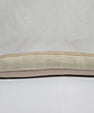Turkish Lumbar Rug Pillow Cream Beige Cushion Cover Hemp Pillow 14" x 40" #9434