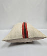 Turkish Hemp Pillow Cushion Natural Cream Red Brown Pillow Cushion Cover 16" x 24" #9123