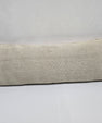 Turkish Lumbar Rug Pillow Cream Cushion Cover Hemp Pillow 14" x 40" #9442