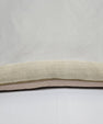 Turkish Lumbar Rug Pillow Cream Cushion Cover Hemp Pillow 14" x 40" #9442