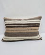 Turkish Hemp Pillow Cushion Natural Cream Taupe Brown Pillow Cushion Cover 16" x 24" #9122