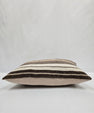 Turkish Hemp Pillow Cushion Natural Cream Taupe Brown Pillow Cushion Cover 16" x 24" #9122