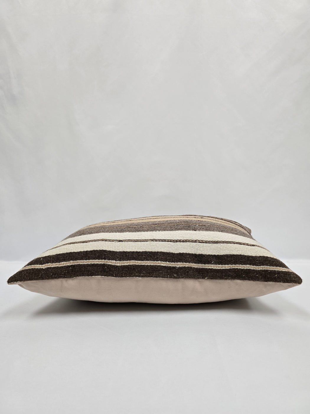 Turkish Hemp Pillow Cushion Natural Cream Taupe Brown Pillow Cushion Cover 16" x 24" #9122