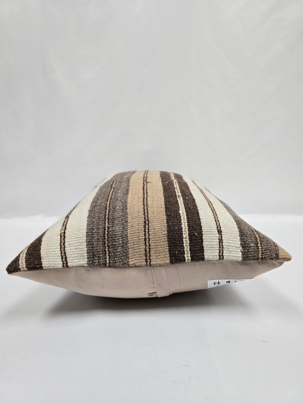 Turkish Hemp Pillow Cushion Natural Cream Taupe Brown Pillow Cushion Cover 16" x 24" #9122