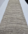 Turkish Lumbar Rug Pillow Cream Brown Taupe Cushion Cover Hemp Pillow 14" x 40" #9518