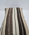 Turkish Hemp Pillow Cushion Natural Cream Brown Pillow Cushion Cover 16" x 24" #9121