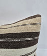 Turkish Hemp Pillow Cushion Natural Cream Brown Pillow Cushion Cover 16" x 24" #9120