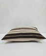 Turkish Hemp Pillow Cushion Natural Cream Brown Pillow Cushion Cover 16" x 24" #9120