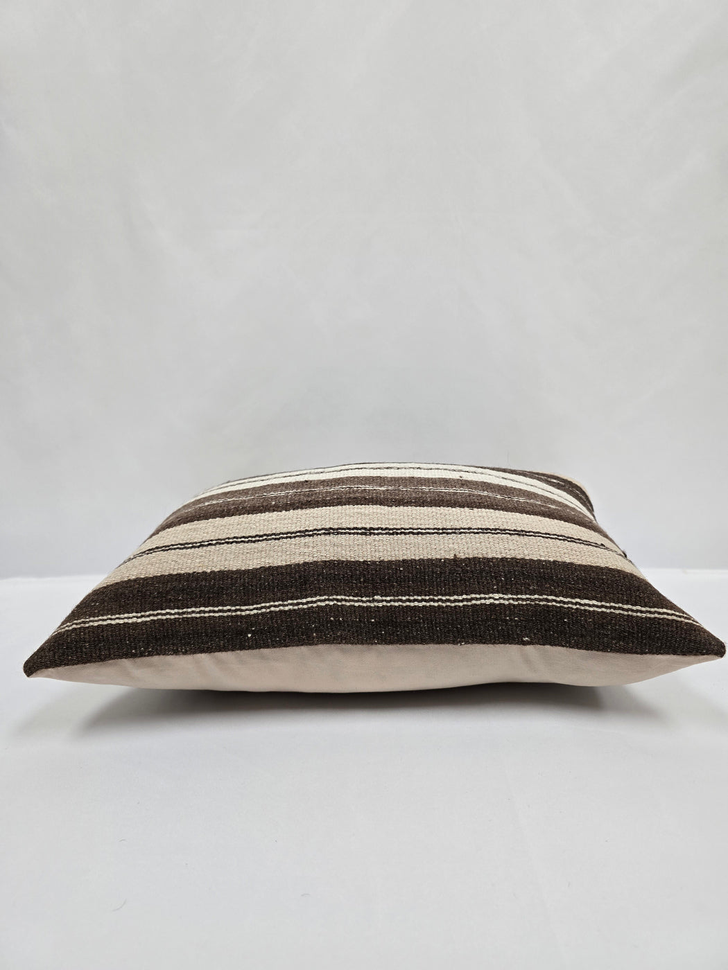 Turkish Hemp Pillow Cushion Natural Cream Brown Pillow Cushion Cover 16" x 24" #9120