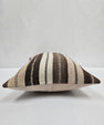 Turkish Hemp Pillow Cushion Natural Cream Brown Pillow Cushion Cover 16" x 24" #9120