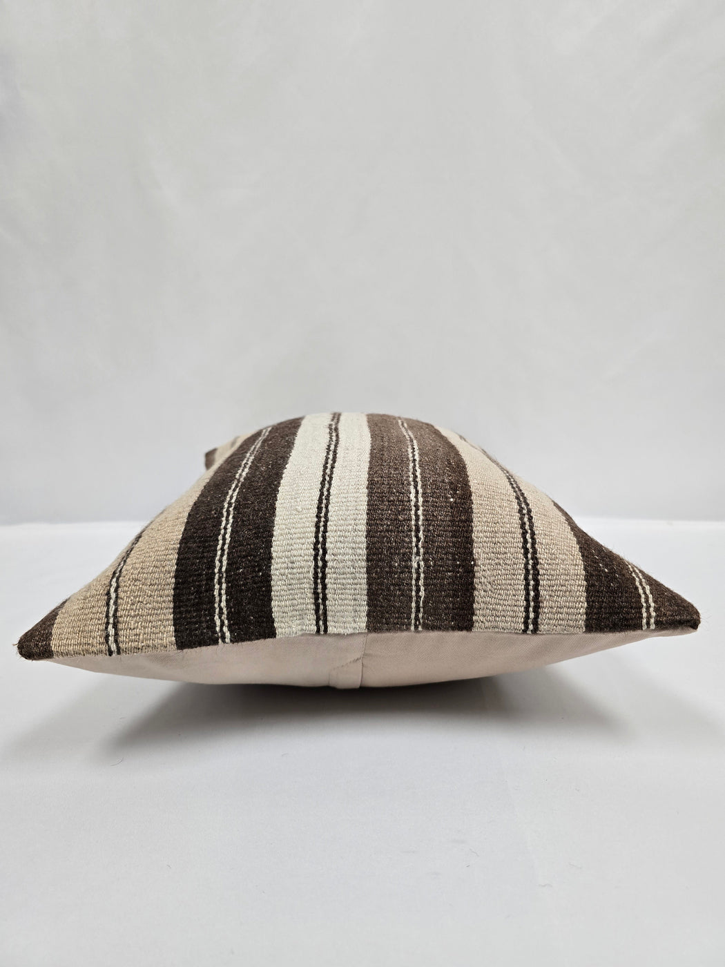 Turkish Hemp Pillow Cushion Natural Cream Brown Pillow Cushion Cover 16" x 24" #9120