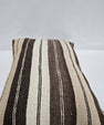 Turkish Hemp Pillow Cushion Natural Cream Brown Pillow Cushion Cover 16" x 24" #9120