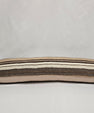 Turkish Lumbar Rug Pillow Cream Brown Gray Cushion Cover Hemp Pillow 14" x 40" #9440