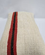 Turkish Hemp Pillow Cushion Natural Cream Black Red Pillow Cushion Cover 16" x 24" #9115