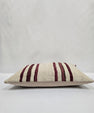 Turkish Hemp Pillow Cushion Natural Cream Black Pillow Cushion Cover 16" x 24" #9112