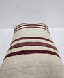 Turkish Hemp Pillow Cushion Natural Cream Black Pillow Cushion Cover 16" x 24" #9112