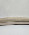 Turkish Lumbar Rug Pillow Cream Cushion Cover Hemp Pillow 14" x 40" #9506