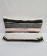 Turkish Hemp Pillow Cushion Natural Cream Black Gray Pillow Cushion Cover 16" x 24" #9118
