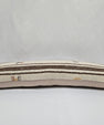 Turkish Lumbar Rug Pillow Cream Brown Cushion Cover Hemp Pillow 14" x 40" #9510