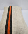 Turkish Hemp Pillow Cushion Natural Cream Black Orange Pillow Cushion Cover 16" x 24" #9113