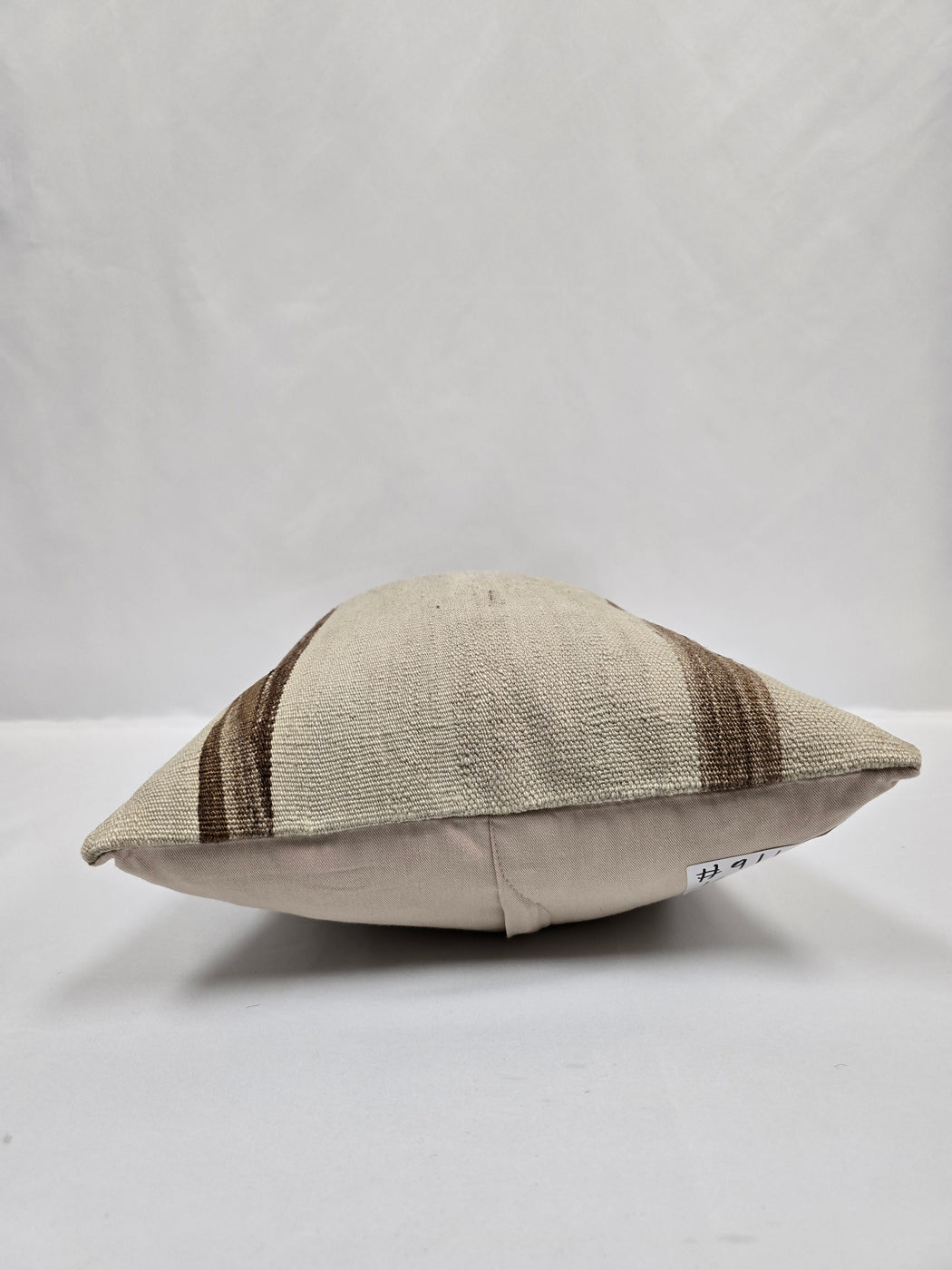 Turkish Hemp Pillow Cushion Natural Cream Brown Pillow Cushion Cover 16" x 24" #9110