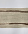 Turkish Hemp Pillow Cushion Natural Cream Brown Pillow Cushion Cover 16" x 24" #9110