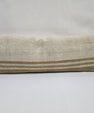 Turkish Lumbar Rug Pillow Cream Brown Cushion Cover Hemp Pillow 14" x 40" #9515