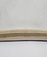 Turkish Lumbar Rug Pillow Cream Brown Cushion Cover Hemp Pillow 14" x 40" #9515