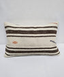 Turkish Hemp Pillow Cushion Natural Cream Brown Blue Pillow Cushion Cover 16" x 24" #9109