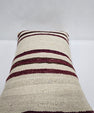 Turkish Hemp Pillow Cushion Natural Cream Black Pillow Cushion Cover 16" x 24" #9103