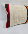 Turkish Hemp Pillow Cushion Natural Cream Black Red Orange Pillow Cushion Cover 16" x 24" #9102