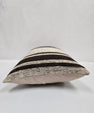 Turkish Hemp Pillow Cushion Natural Cream Black Pillow Cushion Cover 16" x 24" #9100