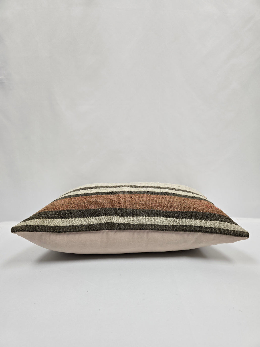 Turkish Hemp Pillow Cushion Natural Cream Brown Pillow Cushion Cover 16" x 24" #9099