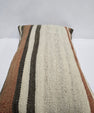 Turkish Hemp Pillow Cushion Natural Cream Brown Pillow Cushion Cover 16" x 24" #9099