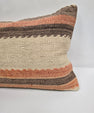 Turkish Hemp Pillow Cushion Natural Cream Brown Pillow Cushion Cover 16" x 24" #9097