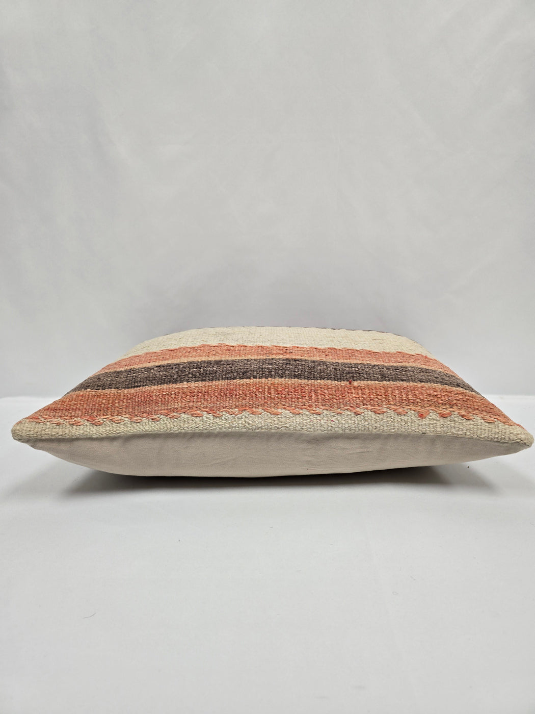 Turkish Hemp Pillow Cushion Natural Cream Brown Pillow Cushion Cover 16" x 24" #9097