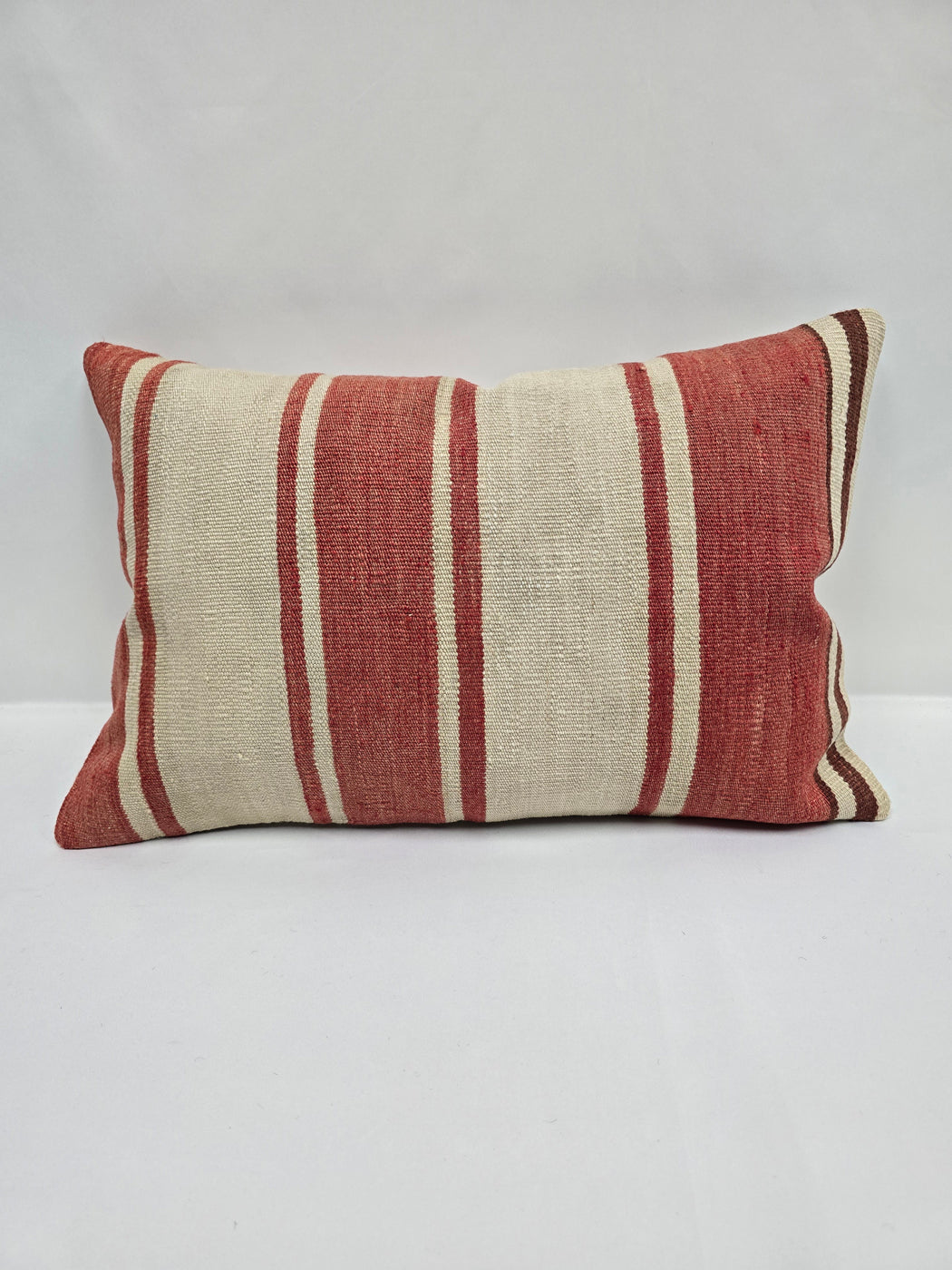Turkish Hemp Pillow Cushion Natural Cream Brown Pillow Cushion Cover 16" x 24" #9095