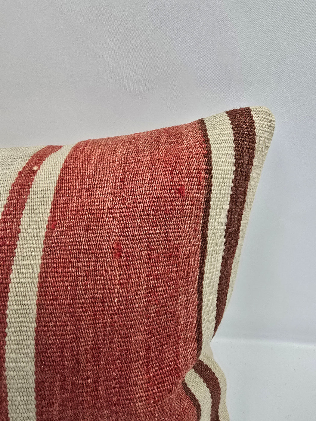 Turkish Hemp Pillow Cushion Natural Cream Brown Pillow Cushion Cover 16" x 24" #9095