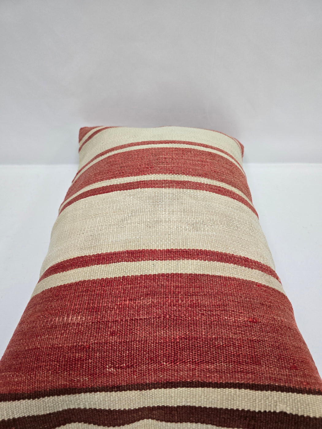 Turkish Hemp Pillow Cushion Natural Cream Brown Pillow Cushion Cover 16" x 24" #9095