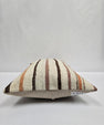 Turkish Hemp Pillow Cushion Natural Cream Brown Rose Pillow Cushion Cover 16" x 24" #9094