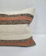 Turkish Hemp Pillow Cushion Natural Cream Brown Pillow Cushion Cover 16" x 24" #9093