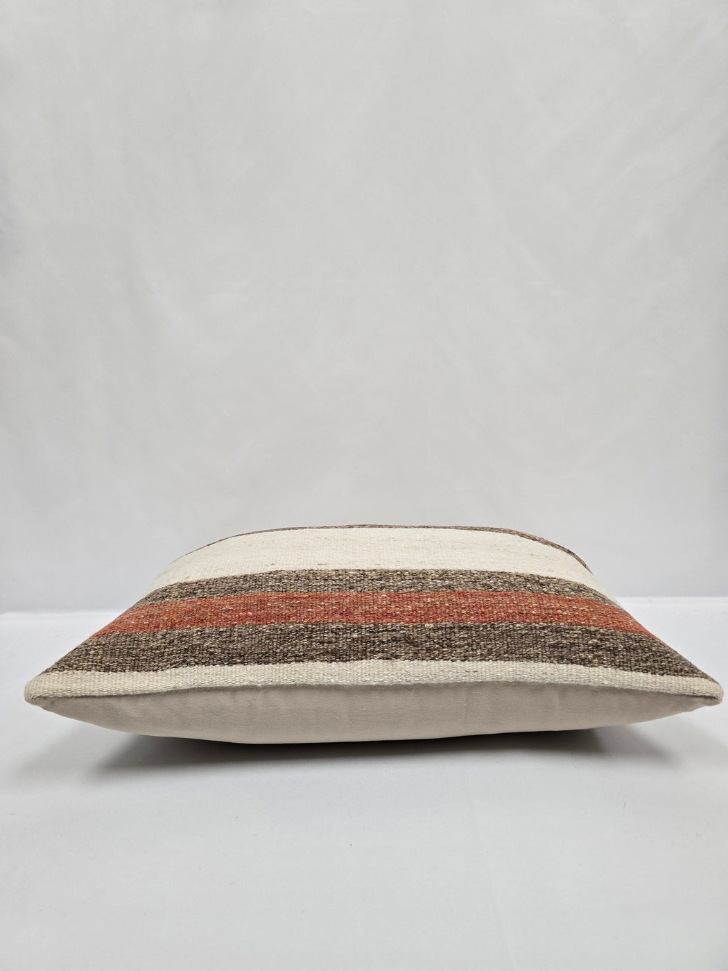 Turkish Hemp Pillow Cushion Natural Cream Brown Pillow Cushion Cover 16" x 24" #9093