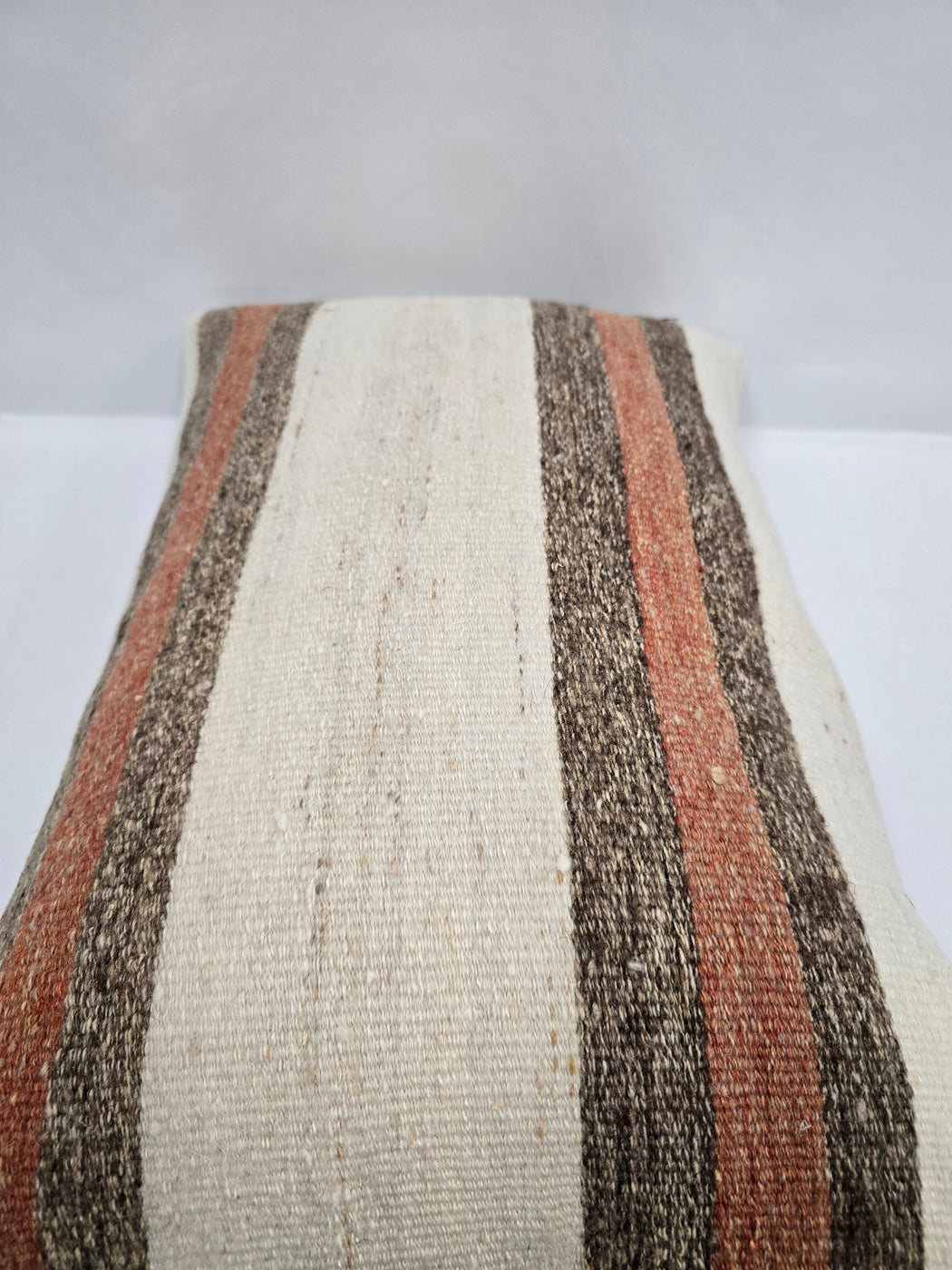 Turkish Hemp Pillow Cushion Natural Cream Brown Pillow Cushion Cover 16" x 24" #9093