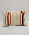 Turkish Hemp Pillow Cushion Natural Cream Brown Pillow Cushion Cover 16" x 24" #9083