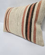 Turkish Hemp Pillow Cushion Natural Cream Brown Pillow Cushion Cover 16" x 24" #9083