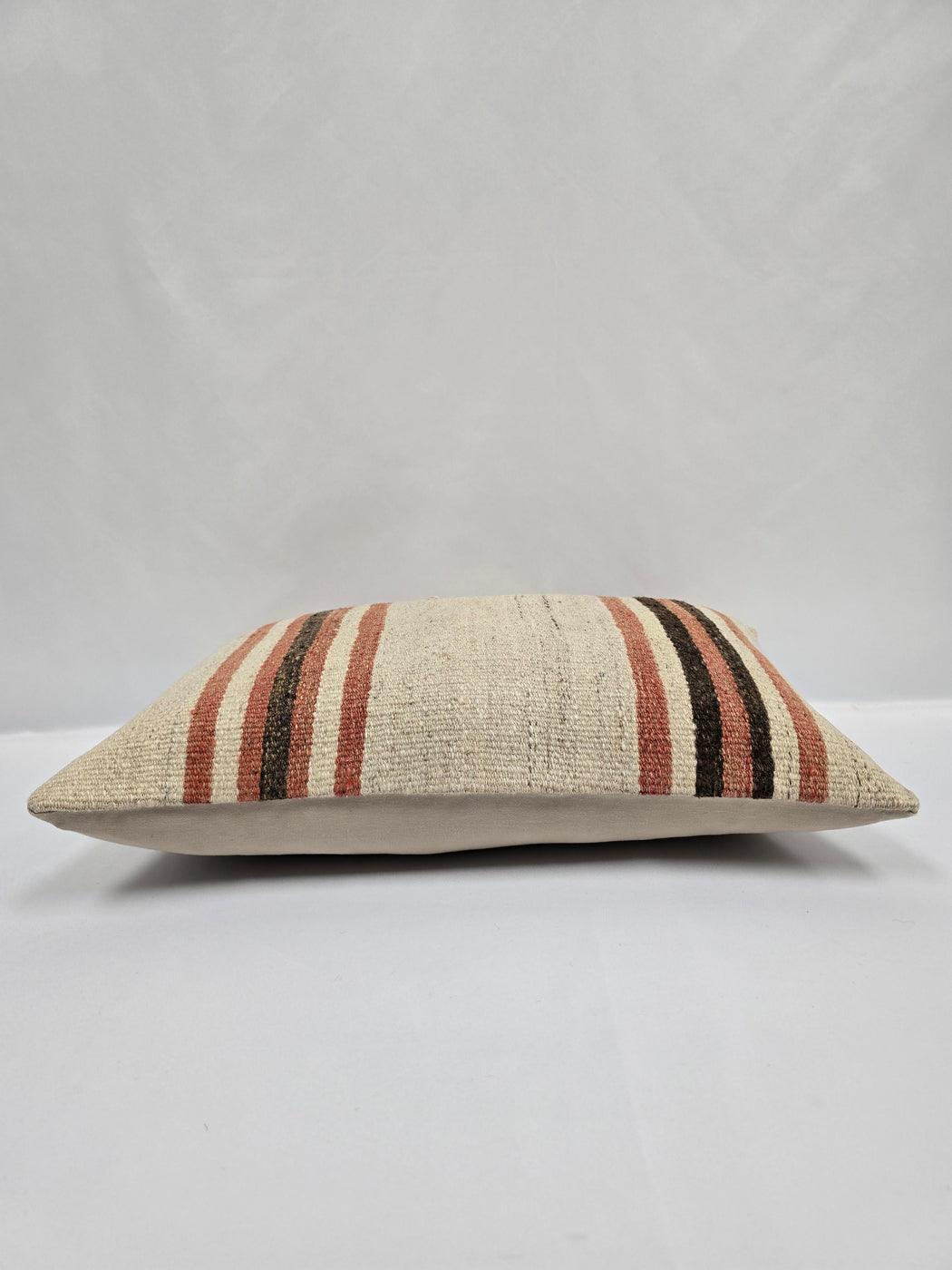 Turkish Hemp Pillow Cushion Natural Cream Brown Pillow Cushion Cover 16" x 24" #9083