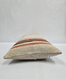 Turkish Hemp Pillow Cushion Natural Cream Brown Pillow Cushion Cover 16" x 24" #9083