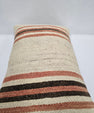Turkish Hemp Pillow Cushion Natural Cream Brown Pillow Cushion Cover 16" x 24" #9083