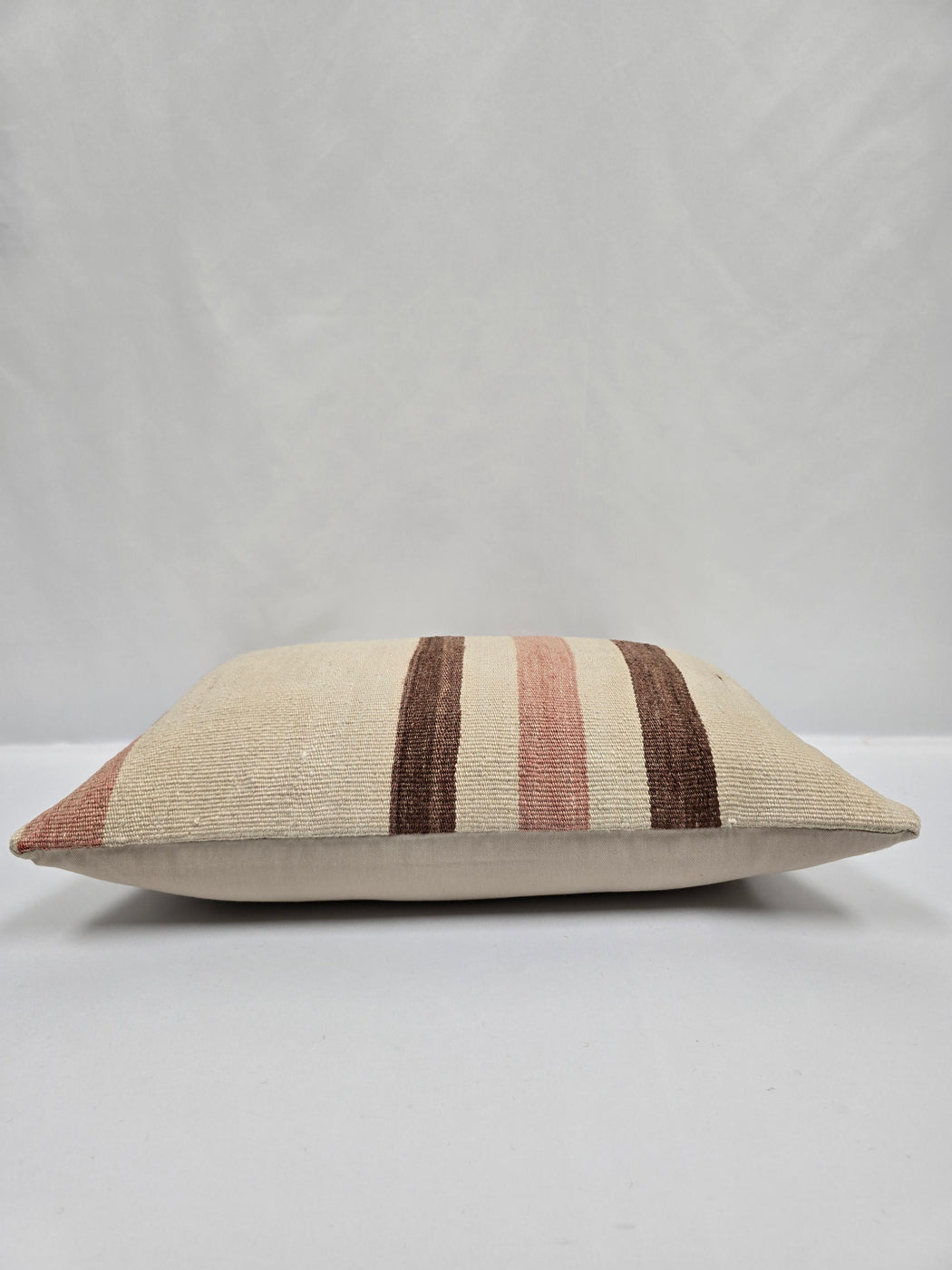 Turkish Hemp Pillow Cushion Natural Cream Brown Pillow Cushion Cover 16" x 24" #9082