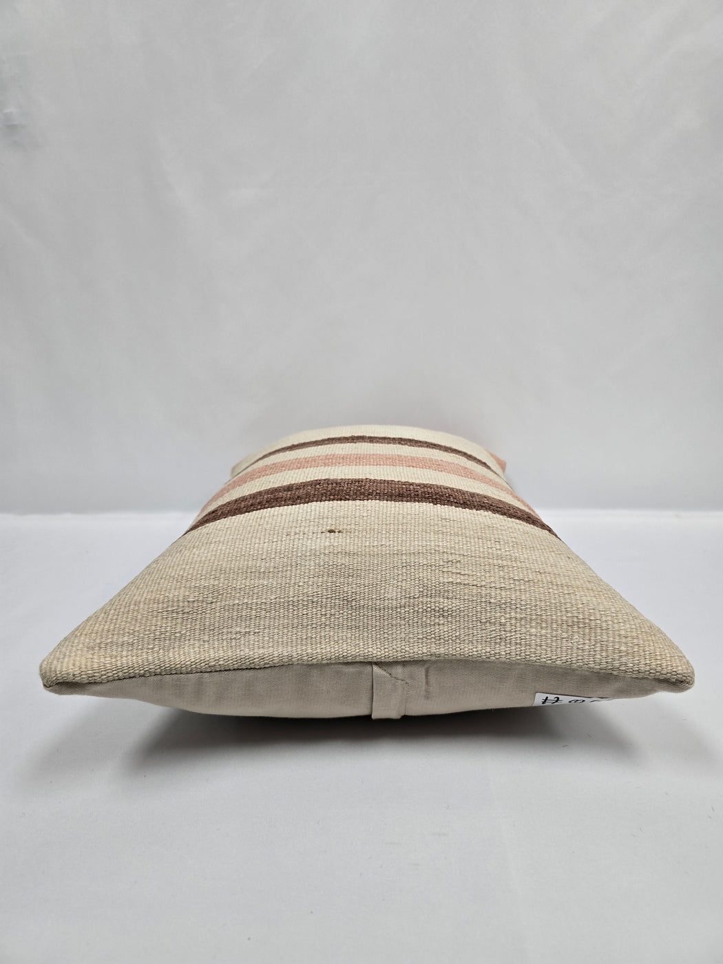 Turkish Hemp Pillow Cushion Natural Cream Brown Pillow Cushion Cover 16" x 24" #9082
